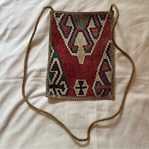 Loloi Jute Burlap Crossbody Bag